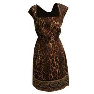 London Times Leopard dress size 10